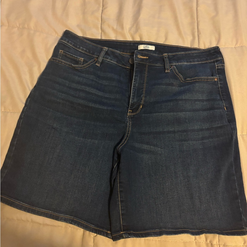 Croft & Barrow Dark Blue Denim Jeans